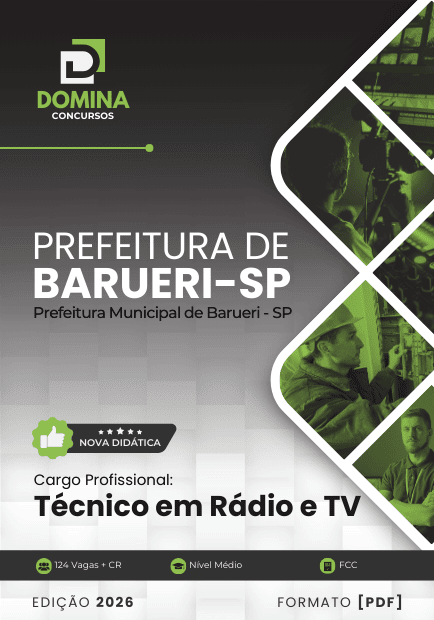 Apostila Técnico em Radio e TV Barueri SP 2026 2 Apostila Técnico em Radio e TV Barueri SP 2026