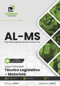 Apostila Técnico Legislativo Motorista AL MS 2026