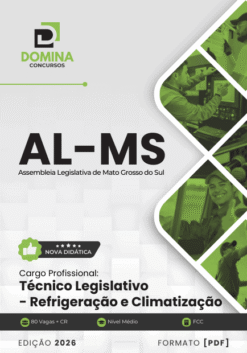 Apostila Técnico Legislativo Refrigeração e Climatização AL MS 2026