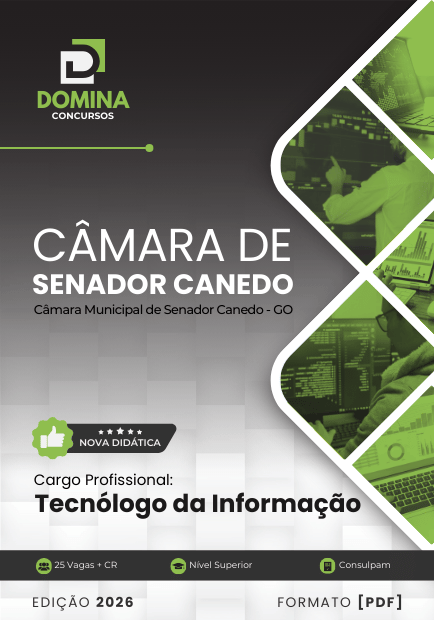 Apostila Tecnólogo da Informação Câmara Senador Canedo GO 2026 2 Apostila Tecnólogo da Informação Câmara Senador Canedo GO 2026