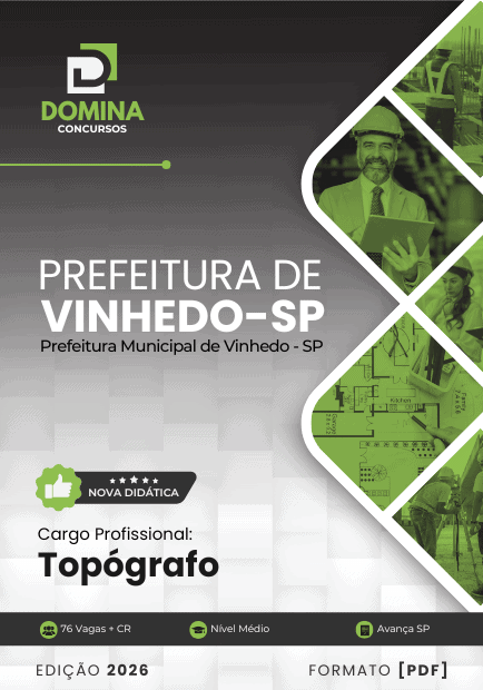 Apostila Topógrafo Vinhedo SP 2026 1 Apostila Topógrafo Vinhedo SP 2026