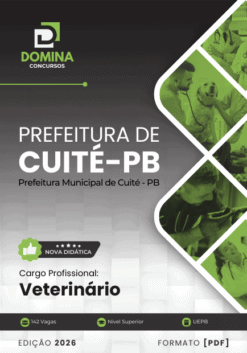Apostila Veterinário Cuité PB 2026