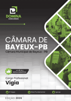 Apostila Vigia Câmara de Bayeux PB 2026