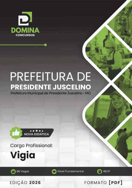 Apostila Vigia Presidente Juscelino MG 2026 1 Apostila Vigia Presidente Juscelino MG 2026
