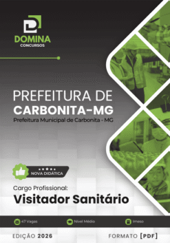 Apostila Visitador Sanitário Carbonita MG 2026
