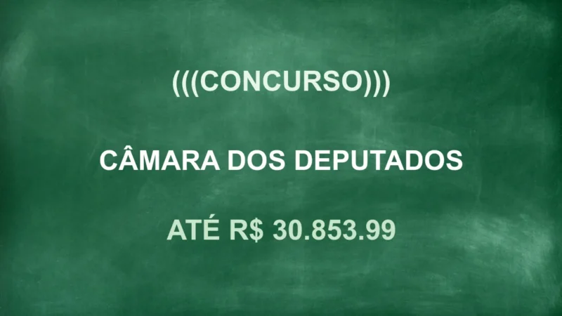 concurso camara deputados 2026
