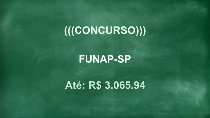 concurso funap sp