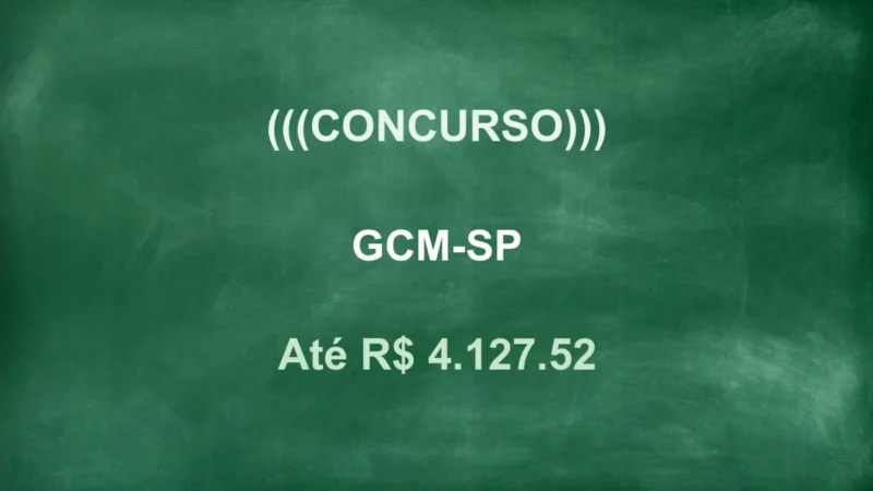 concurso gcm sp
