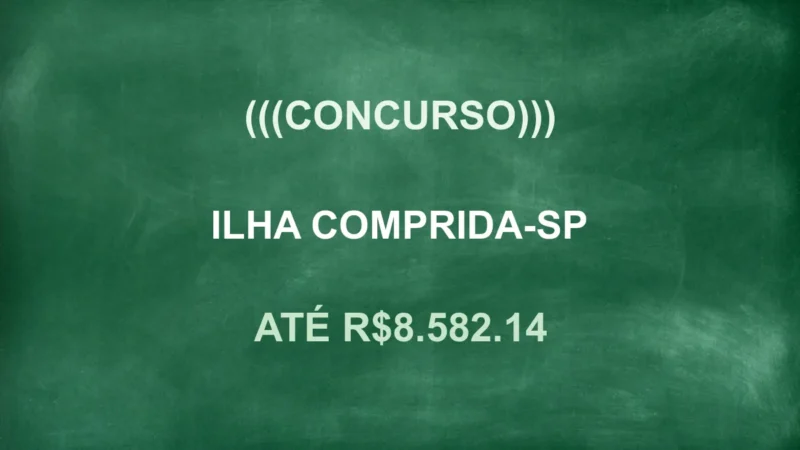 concurso ilha comprida edital varios cargos