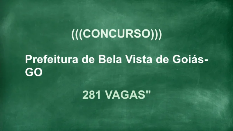 Concurso Bela Vista de Goiás: Edital Publicado! Até R$ 7.775! 3 featured 49