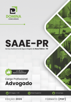 Apostila Advogado SAAE Nova Fátima PR 2026