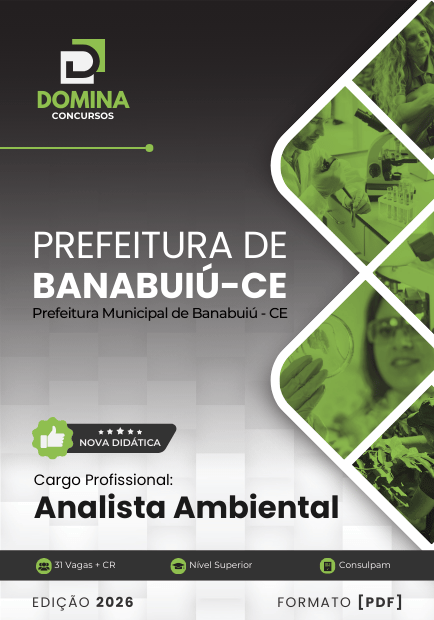 Apostila Analista Ambiental Banabuiú CE 2026 1 Apostila Analista Ambiental Banabuiú CE 2026