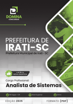Apostila Analista de Sistemas Irati SC 2026