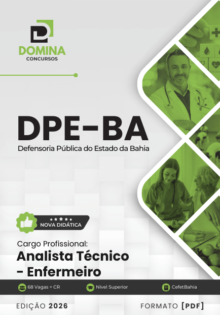 Apostila Analista Técnico Enfermeiro DPE BA 2026 2 Apostila Analista Técnico Enfermeiro DPE BA 2026