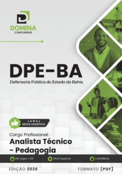 Apostila Analista Técnico Pedagogia DPE BA 2026