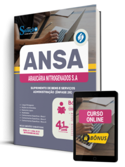 Apostila ANSA 2026 - Ênfase 28: Suprimento de Bens e Serviços - Administração