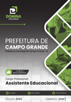 Apostila Assistente Educacional Campo Grande do Piauí PI 2026