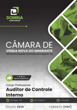 Apostila Auditor de Controle Interno Câmara Venda Nova do Imigrante ES 2026