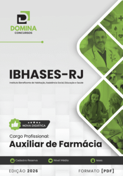 Apostila Auxiliar de Farmácia IBHASES RJ 2026