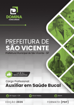 Apostila Auxiliar em Saúde Bucal São Vicente SP 2026