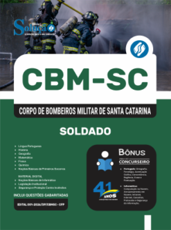 Apostila CBM-SC 2026 - Curso de Formação de Praças/Soldados
