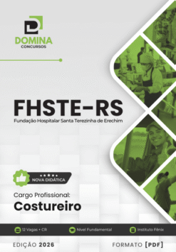 Apostila Costureiro FHSTE RS 2026