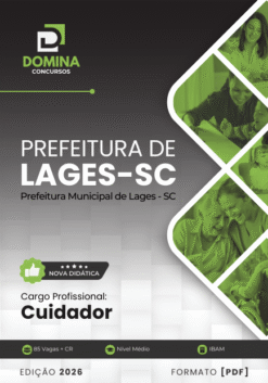 Apostila Cuidador Lages SC 2026