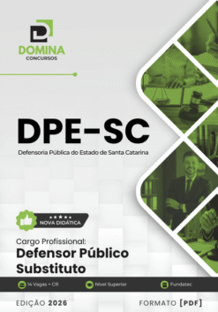Apostila Defensor Público Substituto DPE SC 2026
