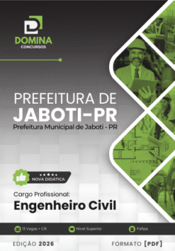 Apostila Engenheiro Civil Jaboti PR 2026