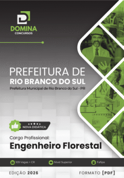Apostila Engenheiro Florestal Rio Branco do Sul PR 2026