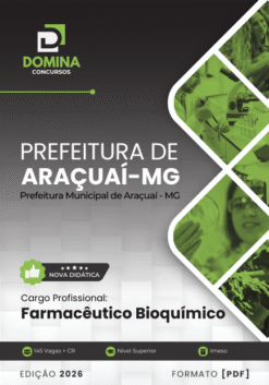 Apostila Farmacêutico Bioquímico Araçuaí MG 2026