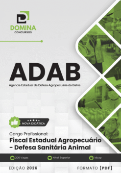 Apostila Fiscal Agropecuário Defesa Sanitária Animal ADAB 2026
