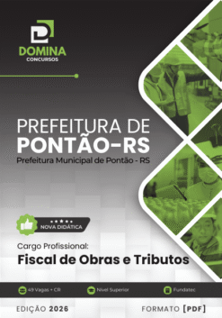 Apostila Fiscal de Obras e Tributos Pontão RS 2026