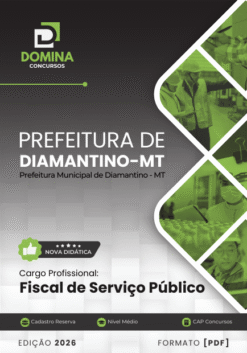 Apostila Fiscal de Serviço Público Diamantino MT 2026