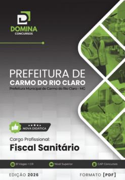 Apostila Fiscal Sanitário Carmo do Rio Claro MG 2026