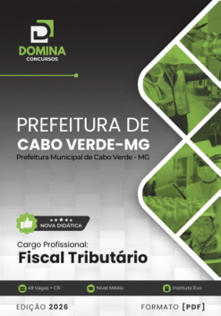 Apostila Fiscal Tributário Cabo Verde MG 2026