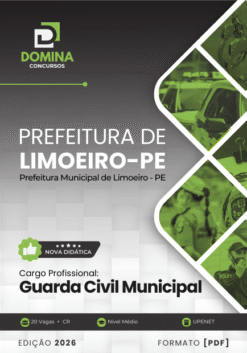 Apostila Guarda Civil Municipal Limoeiro PE 2026
