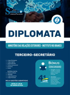 Apostila Instituto Rio Branco 2026 - Diplomata - Terceiro-Secretário