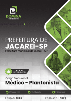 Apostila Médico Plantonista Jacareí SP 2026