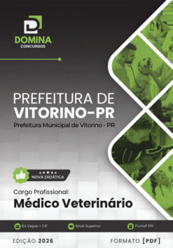 Apostila Médico Veterinário Vitorino PR 2026