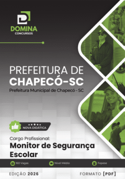 Apostila Monitor de Segurança Escolar Chapecó SC 2026