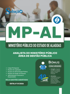 Apostila MP-AL 2026 - Analista do Ministério Público - Área Gestão Pública 5 Apostila MP-AL 2026 - Analista do Ministério Público - Área Gestão Pública