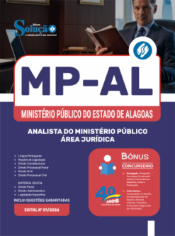 Apostila MP-AL 2026 - Analista do Ministério Público - Área Jurídica 5 Apostila MP-AL 2026 - Analista do Ministério Público - Área Jurídica