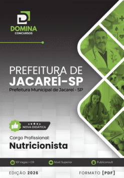 Apostila Nutricionista Jacareí SP 2026