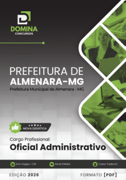 Apostila Oficial Administrativo Almenara MG 2026
