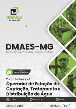 Apostila Operador de Estação de Água DMAES Ponte Nova MG 2026