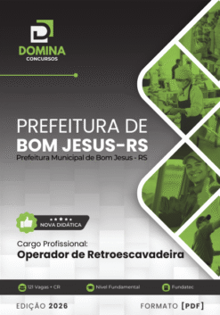 Apostila Operador de Retroescavadeira Bom Jesus RS 2026