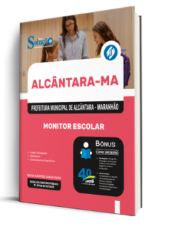 Apostila Prefeitura de Alcântara-MA 2026 - Monitor Escolar