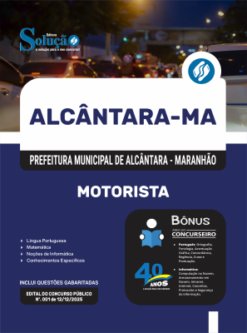 Apostila Prefeitura de Alcântara-MA 2026 - Motorista