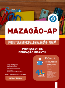 Apostila Prefeitura de Mazagão-AP 2026 - Professor de Educação Infantil